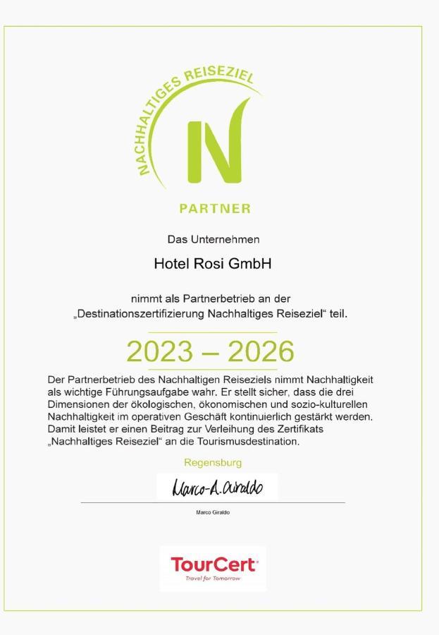 Rosi Boutique Hotel Regensburg Exterior photo